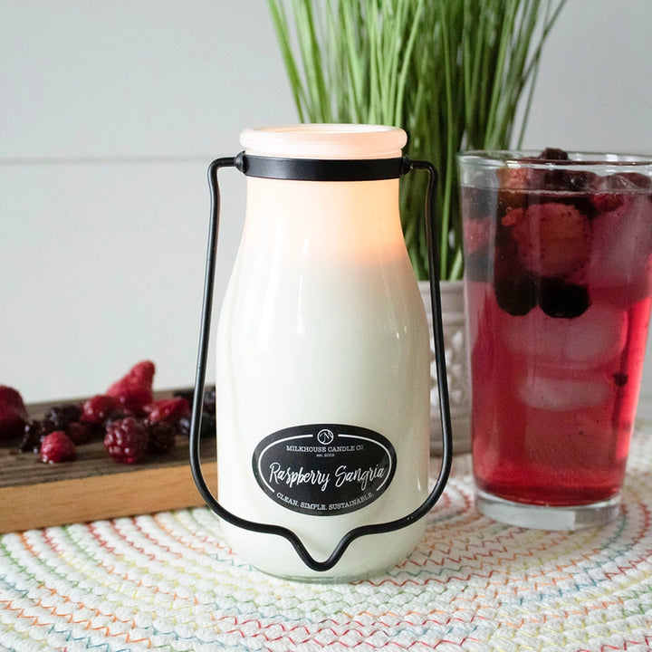 Raspberry Sangria Milkbottle Candle