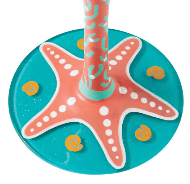 Lolita® Sailboats and Sand Dollars Wine Glass