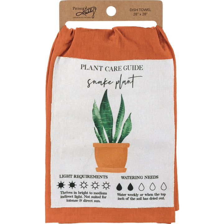 Snake Plant Guide Kitchen Towel