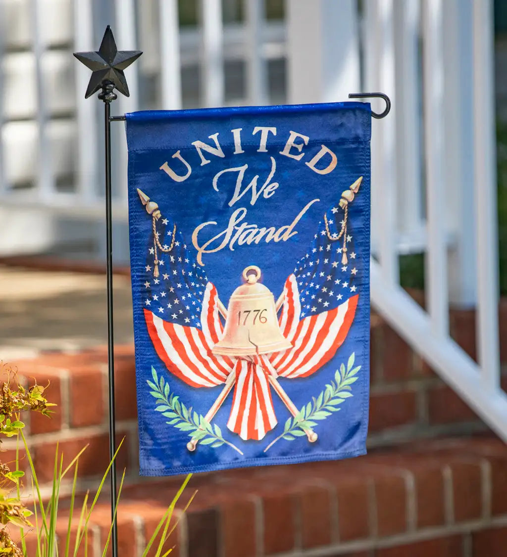 United We Stand Garden Lustre Flag