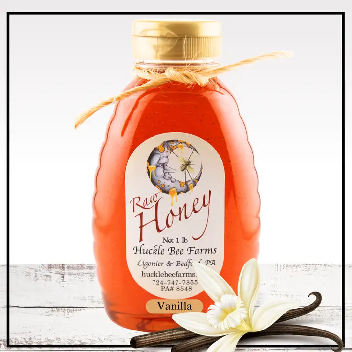 Vanilla Infused Honey 1lb