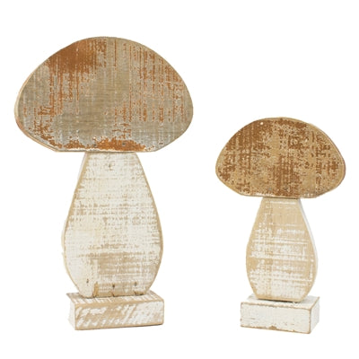 Large Wood Mushroom Stands