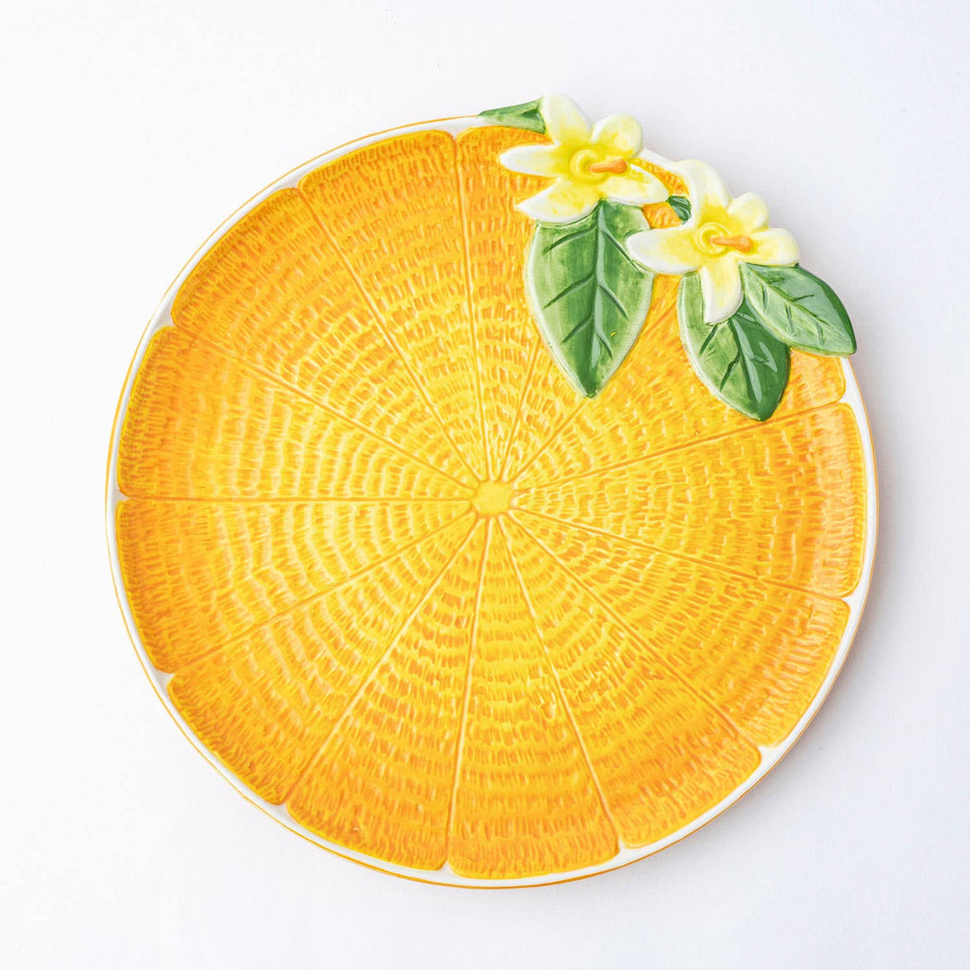 8 Oak Lane Orange Serving Platter