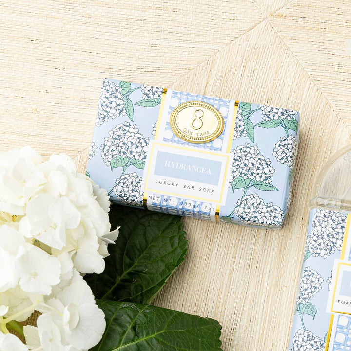 8 Oak Lane Hydrangea Wrapped Bar Soap