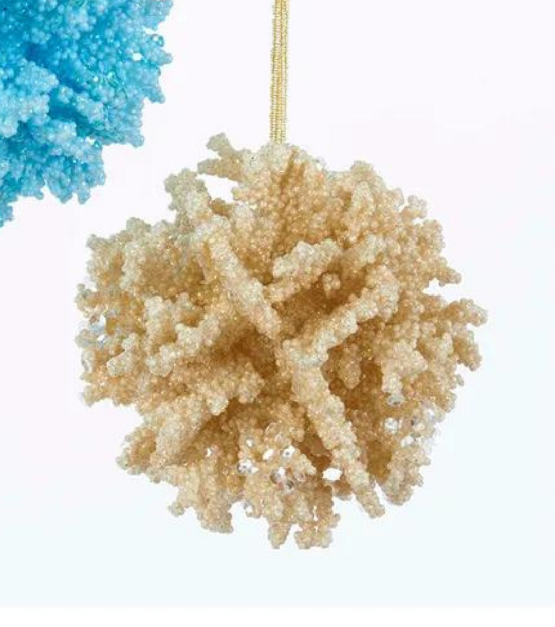 Styrofoam Coral Ball Ornaments