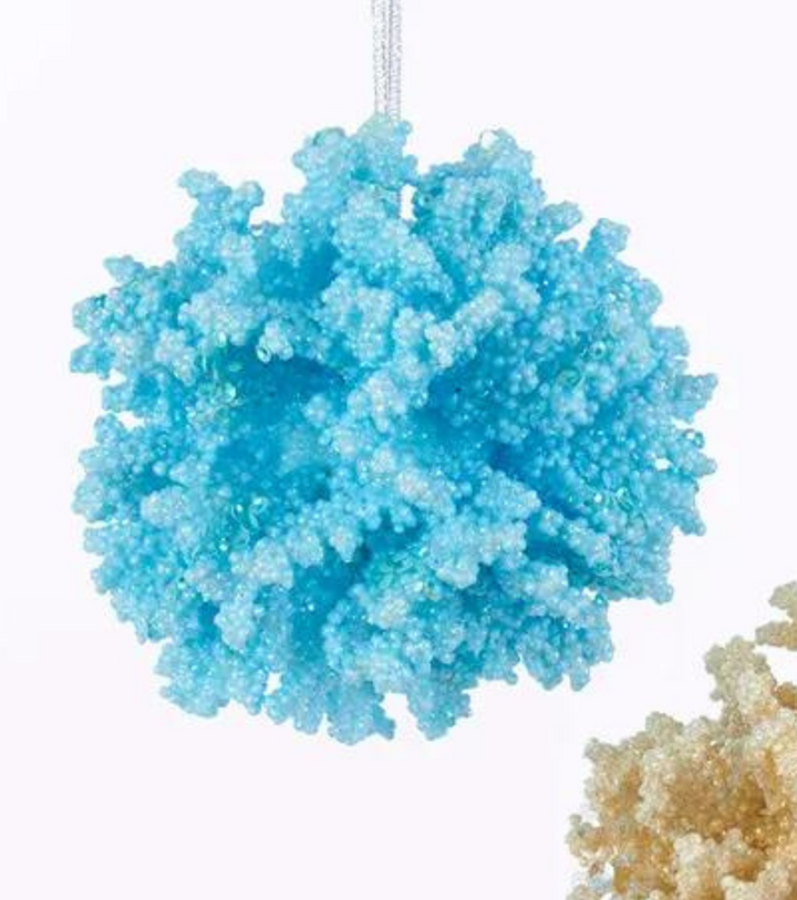 Styrofoam Coral Ball Ornaments